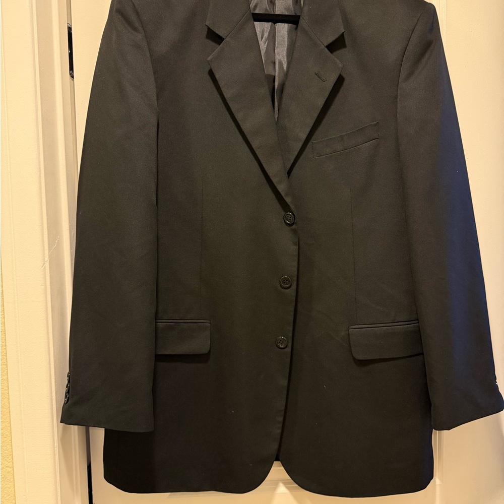 Robert Wagner Raffinati Blazer Sports Jacket Black Suit Mens Size 42R
